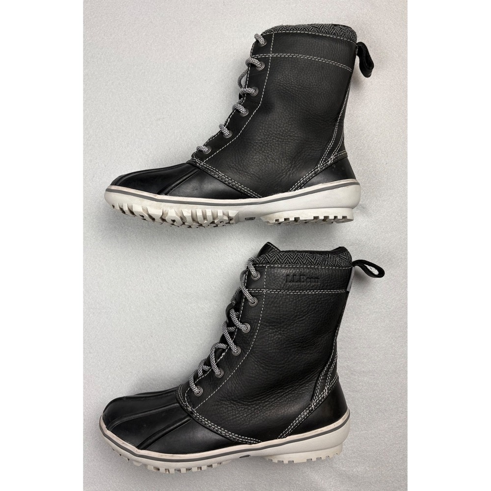 L.L.Bean Bar Harbor TEK2.5 Leather Duck Boots Women's 7M